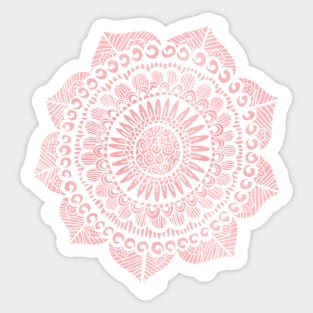 Blush Lace Mandala Sticker